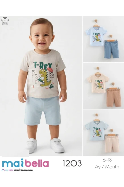 Tişörtlü Şort Takım