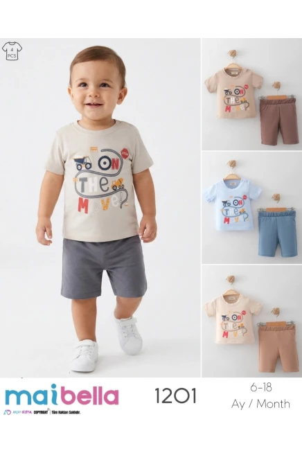 Tişörtlü Şort Takım