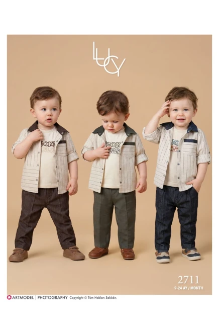 9-24 месяц мальчик Рубашка брюки костюм