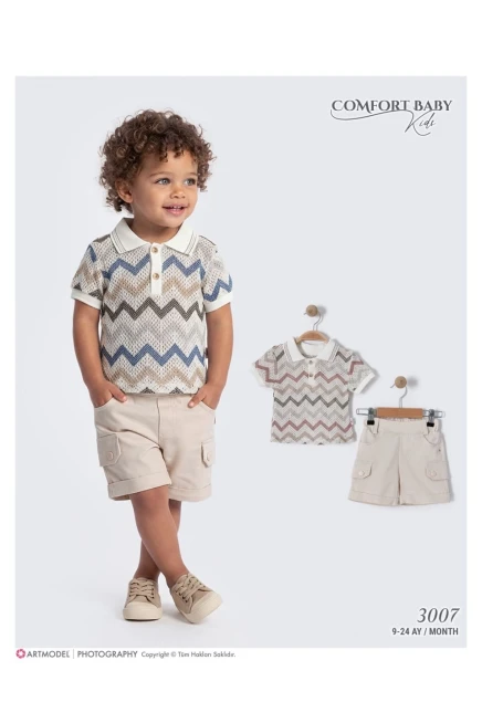 Tişörtlü Şort Takım