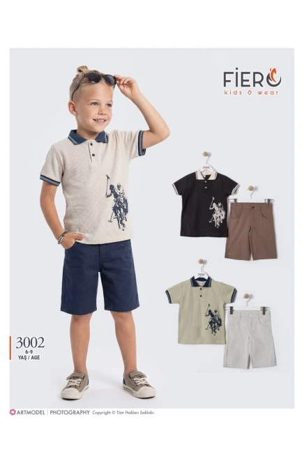 Tişörtlü Şort Takım