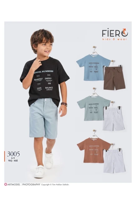 Tişörtlü Şort Takım