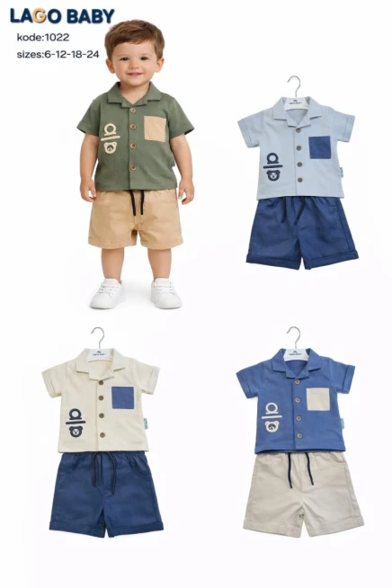 Gömlekli Şort Takım