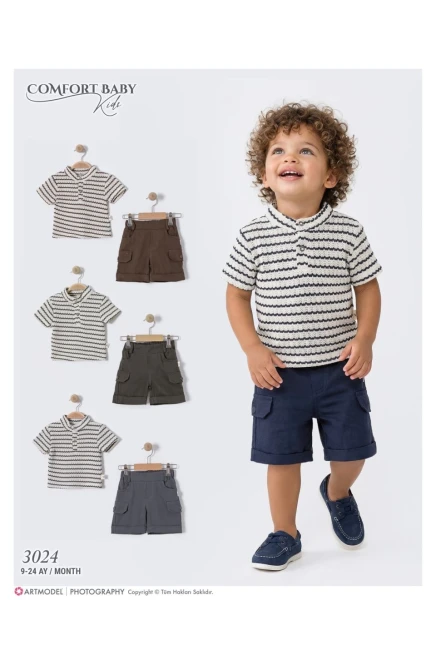 Tişörtlü Şort Takım