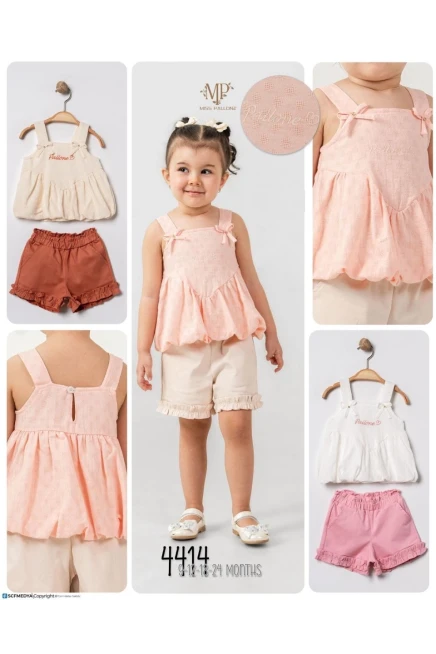 9-24 месяц девочка Блуза-костюм