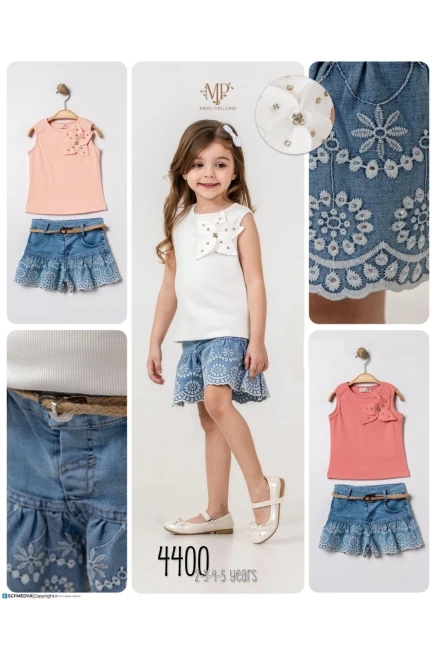 2-5 ГОДА девочка Блуза-костюм