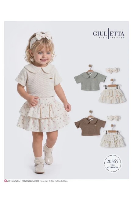 Bluzlu Etekli Takım