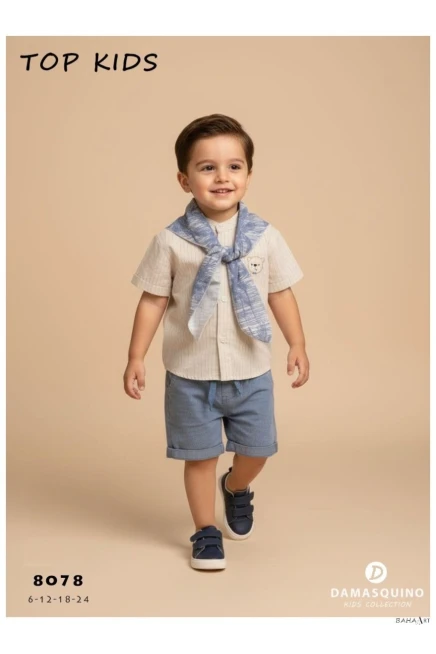 Gömlekli Şort Takım