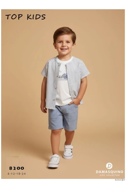 6-24 شهر صبي بدله قميص مع شورت