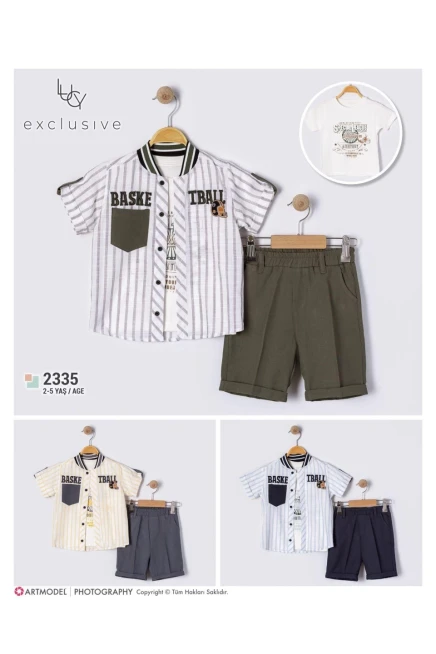 2-5 ГОДА мальчик Рубашка шорты костюм