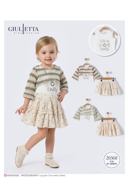 Bluzlu Etekli Takım