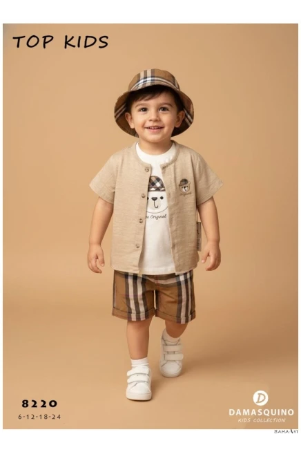 6-24 شهر صبي بدله قميص مع شورت