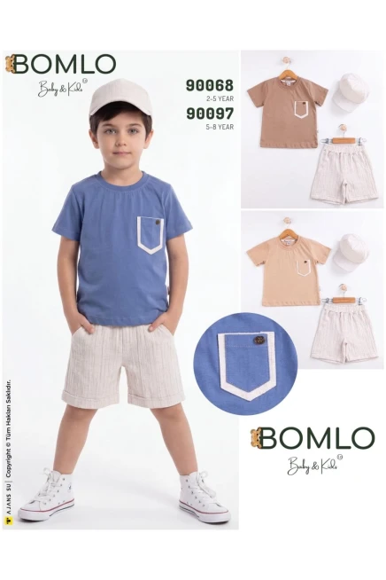 2-5 YEAR Boy SHORTS SET WITH T-SHIRT