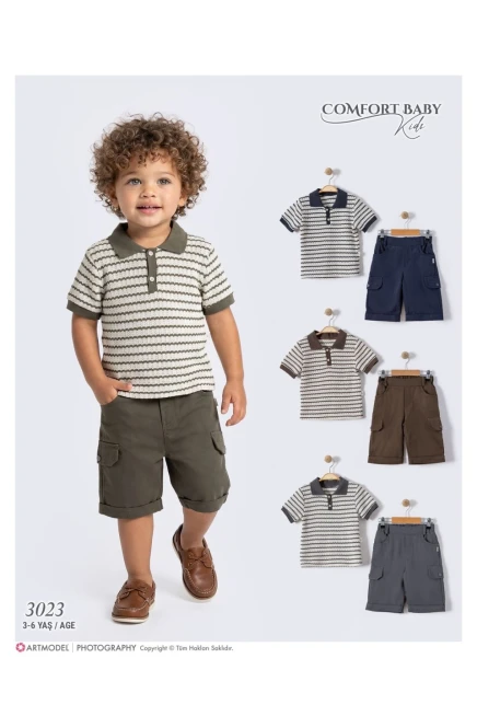 Tişörtlü Şort Takım