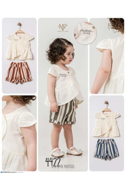 Bluzlu Şort Takımı 