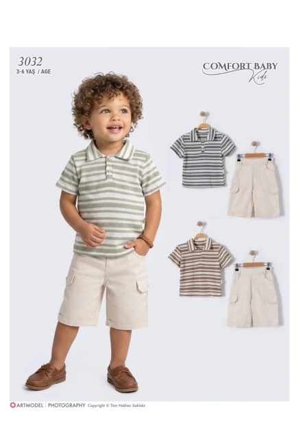 Tişörtlü Şort Takım 