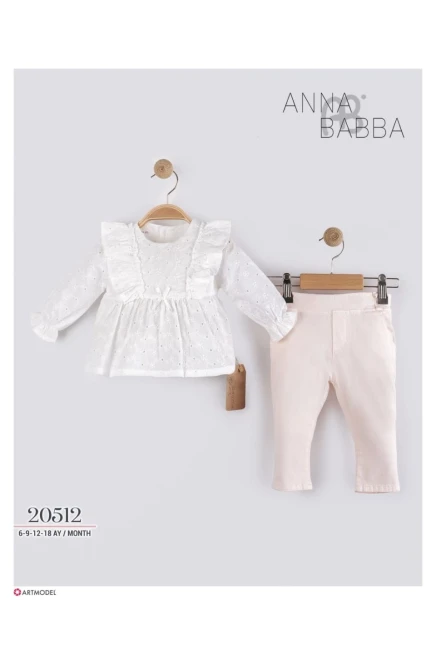 6-18 месяц девочка  блузка  с брюками комплект