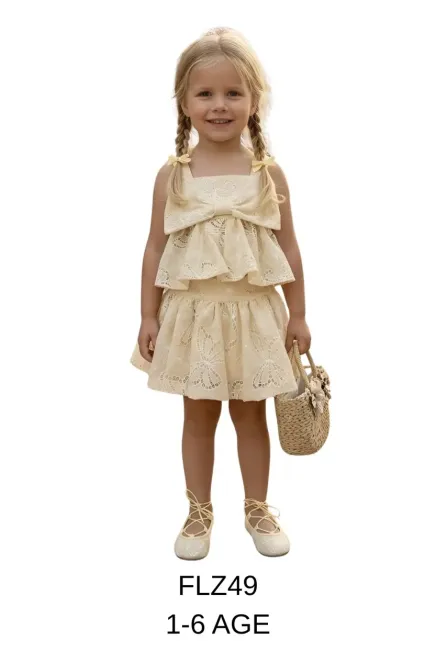 1-6 YEAR Girl SKIRT SET WITH BLOUSE