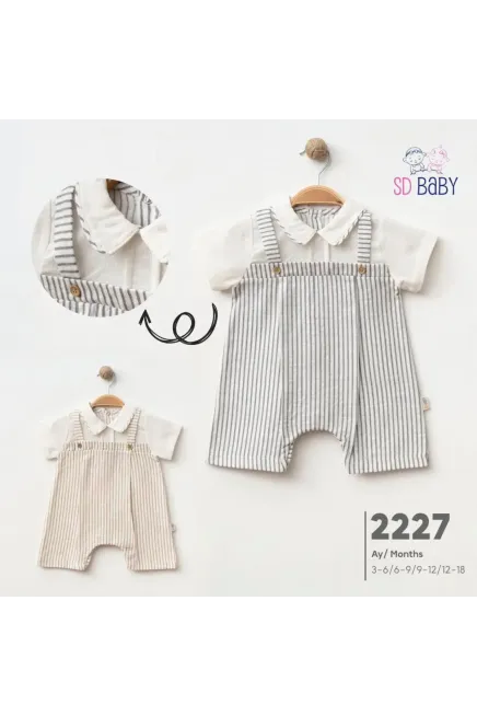 3-18 MONTH Boy BABY OVERALLS