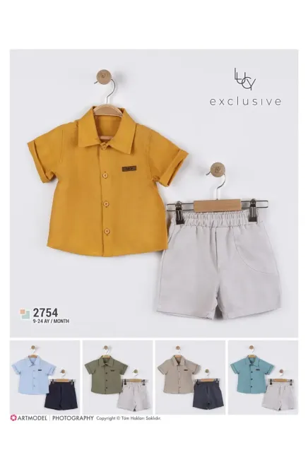 Gömlekli Şort Takım