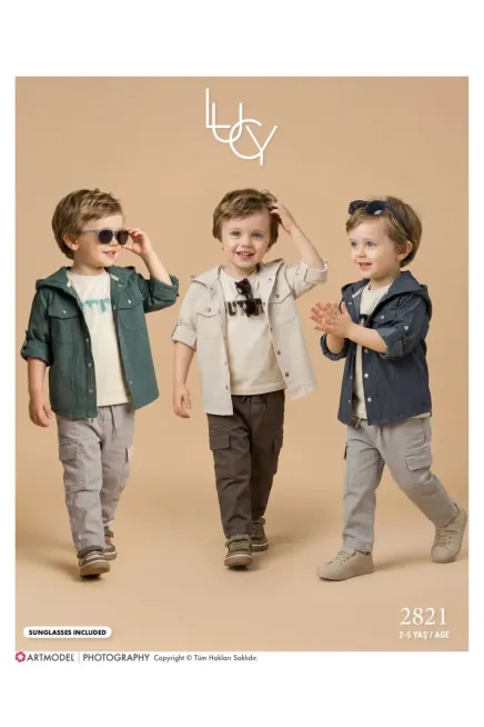 2-5 سنة صبي بدله قميص مع سروال