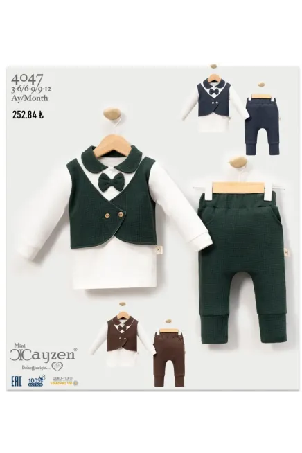 3-12 MONTH Boy TRACKSUIT WITH VEST