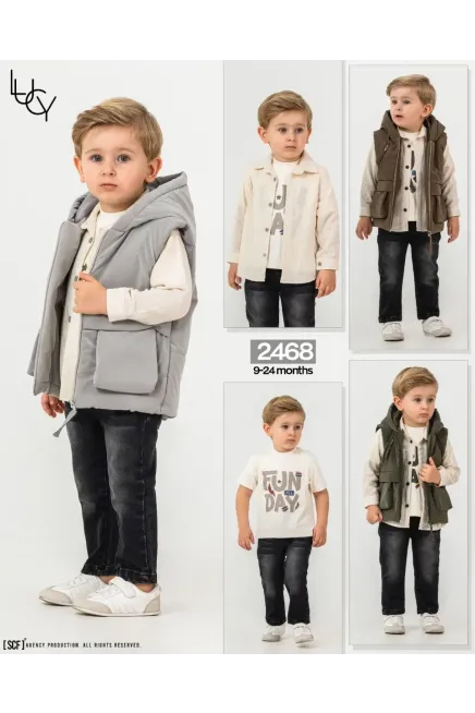 9-24 شهر صبي بدله جيله مع سروال