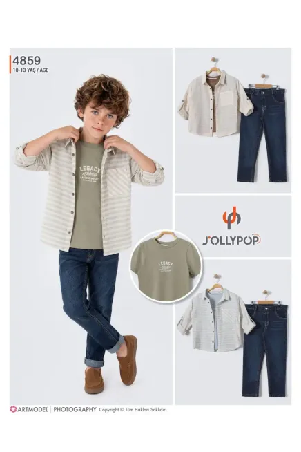 10-13 YEAR Boy PANT SUIT WITH SHIRT