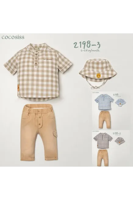 6-24 MONTH Boy PANT SUIT WITH SHIRT