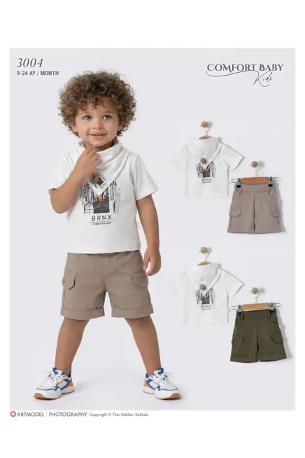 Tişörtlü Şort Takım