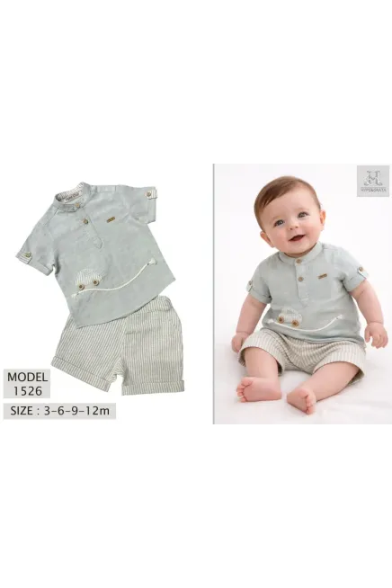 Gömlekli Şort Takım
