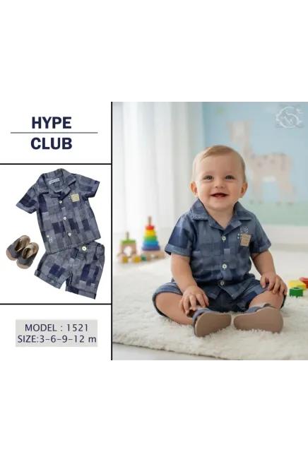 Gömlekli Şort Takım