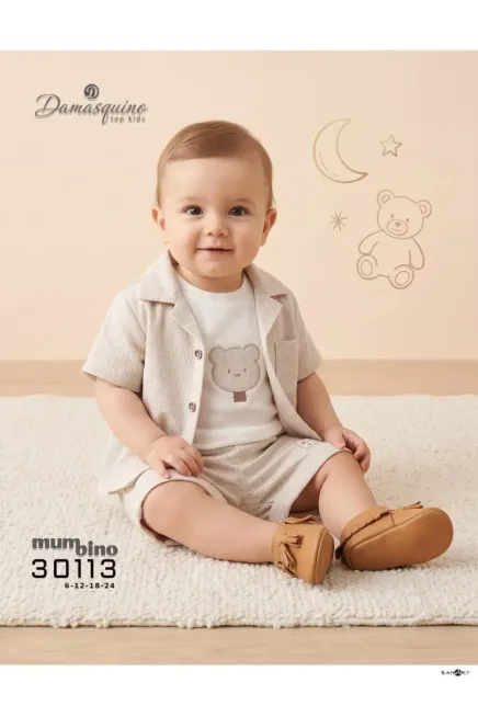  Gömlekli Tişörtlü Şort Takım