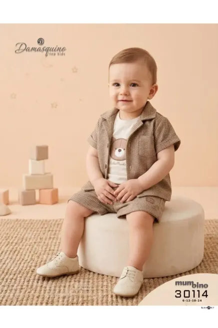  Gömlekli Tişörtlü Şort Takım