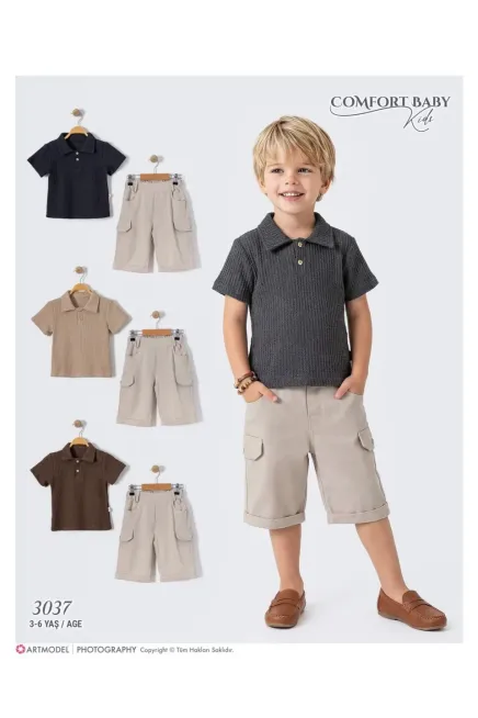 Tişörtlü Şort Takım