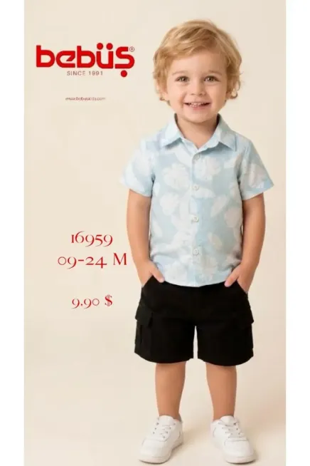 Gömlekli Şort Takım