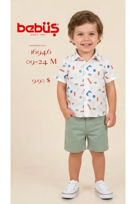 Gömlekli Şort Takım