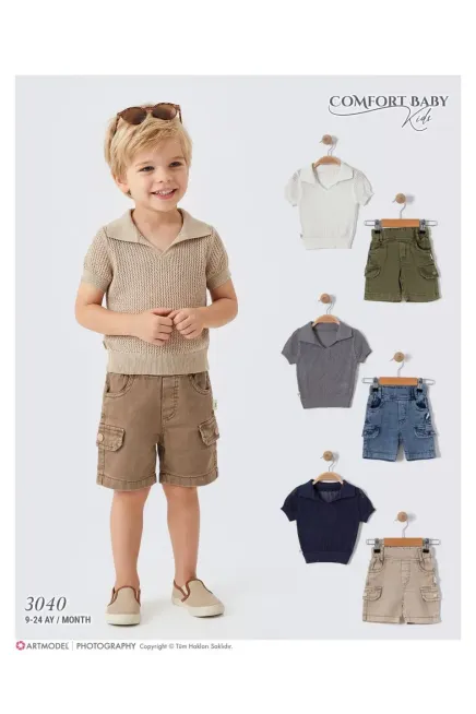 Tişörtlü Şort Takım