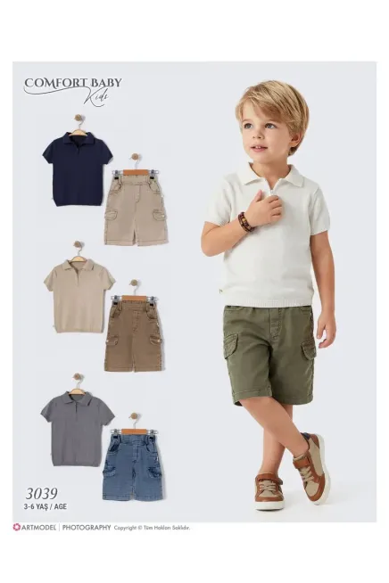 Tişörtlü Şort Takım