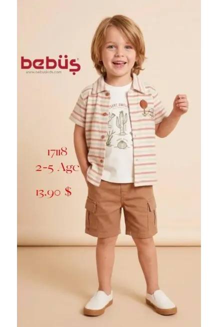 3 Lü Gömlekli Takım