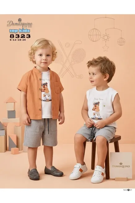 6-24 شهر صبي بدله قميص مع شورت