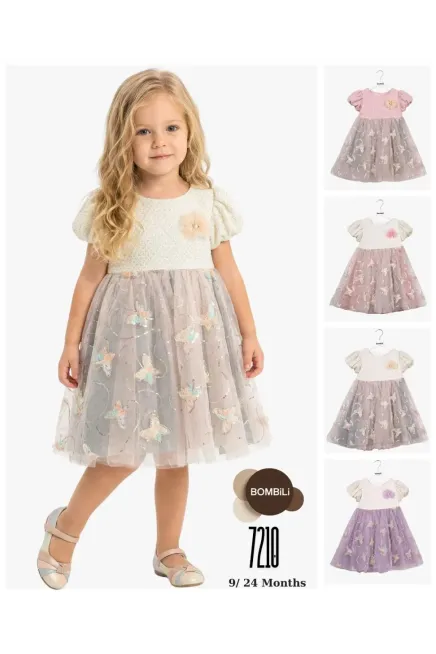 9-24 شهر فتاة فستان