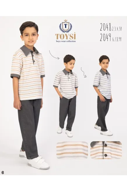 2-5 YEAR Boy PANT SET WITH T-SHIRT