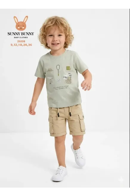 Tişörtlü Şort Takım