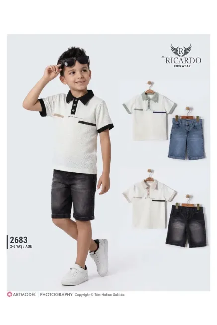 2-6 سنة صبي بدله تيشرت مع شورت