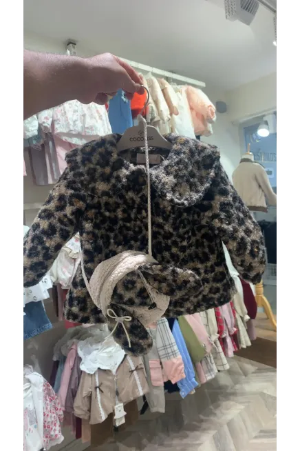 Çantalı Leopar Ceket