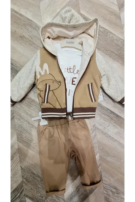 9-24 MONTH Boy PANT SUIT WITH CARDIGAN