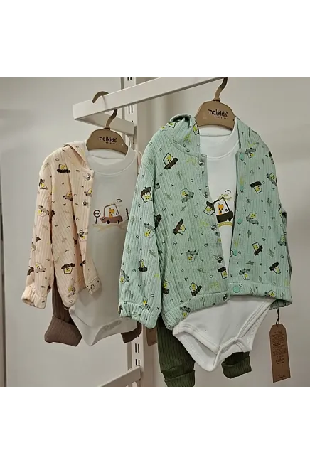 Hırkalı Sweatshırtli Pantolon Takım