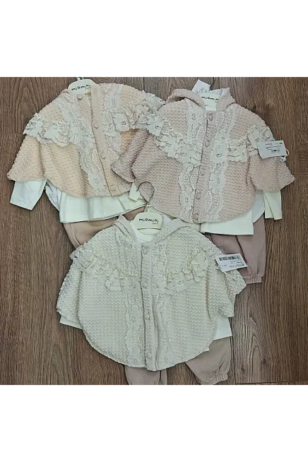 3-18 MONTH Boy PANT SUIT WITH CARDIGAN
