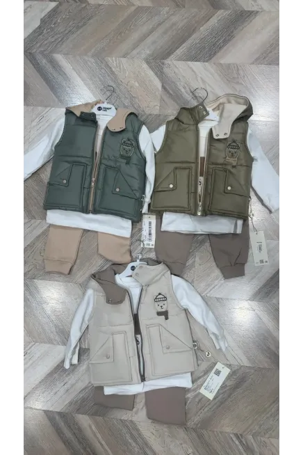 1-4 YEAR Boy PANT SUIT WITH VEST